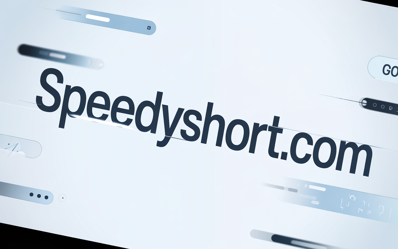 SpeedyShort.com: The Ultimate Solution for Smart and Efficient Link Management